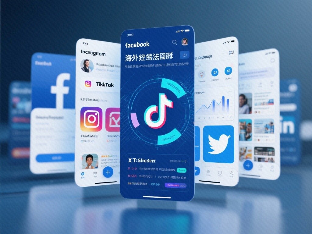 Overseas Social Media: A high-growth engine for capturing global user attention, built on platform algorithms, cross-cultural insights, and data science to establish international brand influence