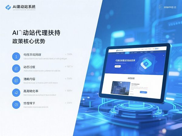 AI建站代理扶持政策 2025 全景深度解析：如何借力顶级 AI 技术，实现零门槛创业，并获得 8 大独家市场支持？