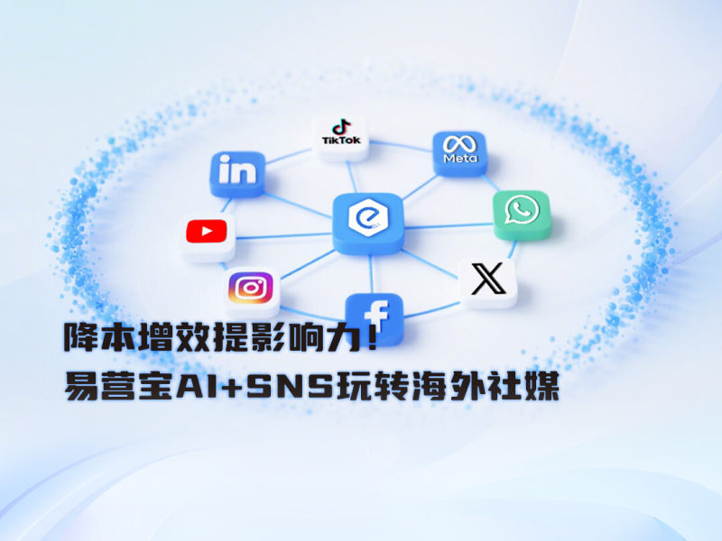 Reduce costs and boost impact! EasyWin AI+SNS empowers foreign trade enterprises to dominate overseas social media