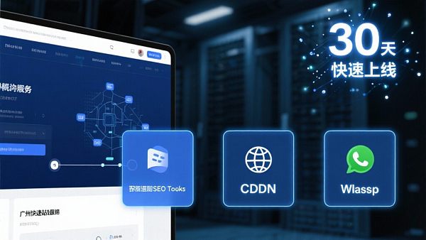 广州快速搭建网站：30天内实现高效上线，抢占外贸流量红利的敏捷营销建站方案！