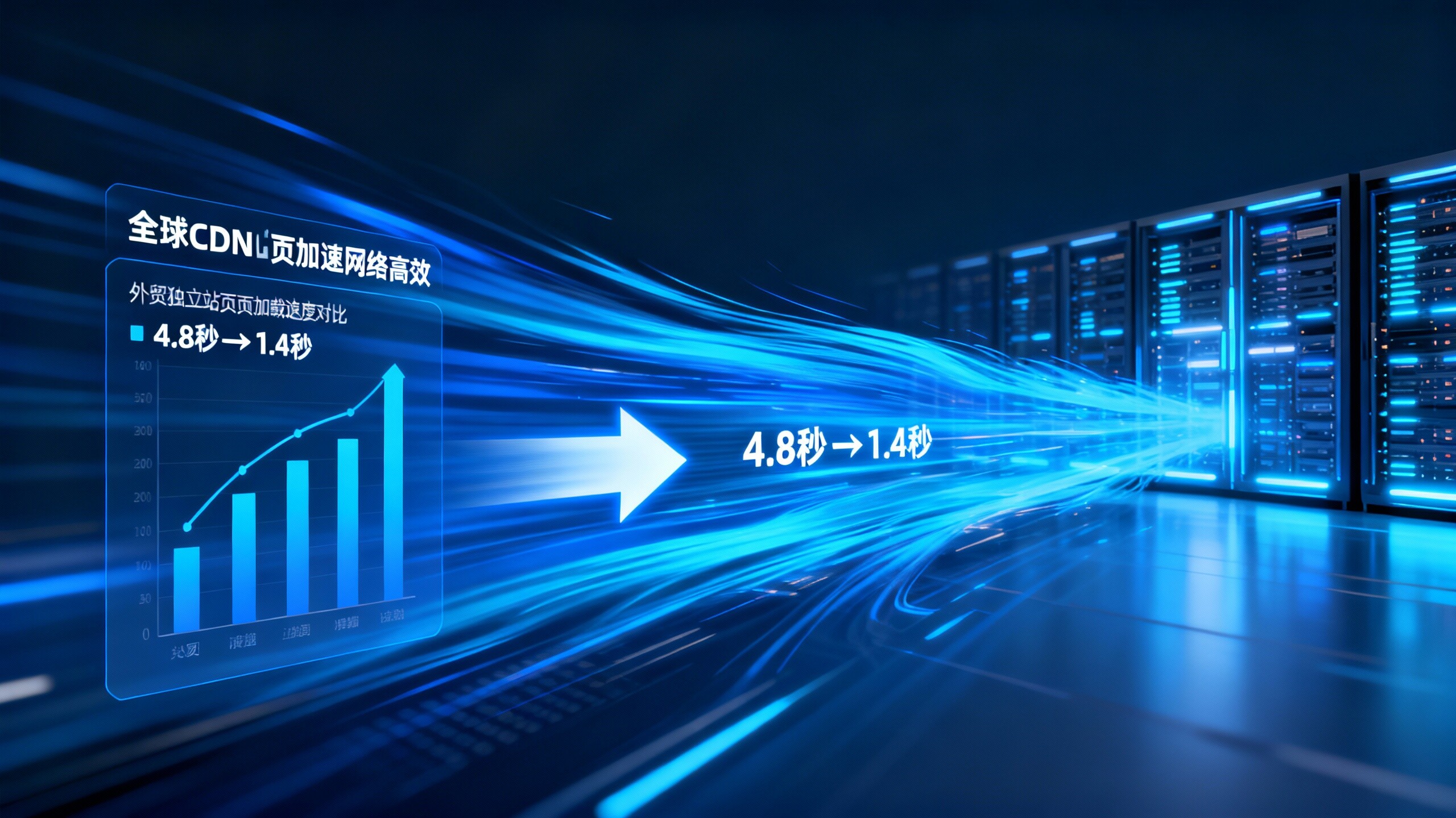 Global CDN acceleration allows foreign trade independent site open speed increased by 3 times the secret of the