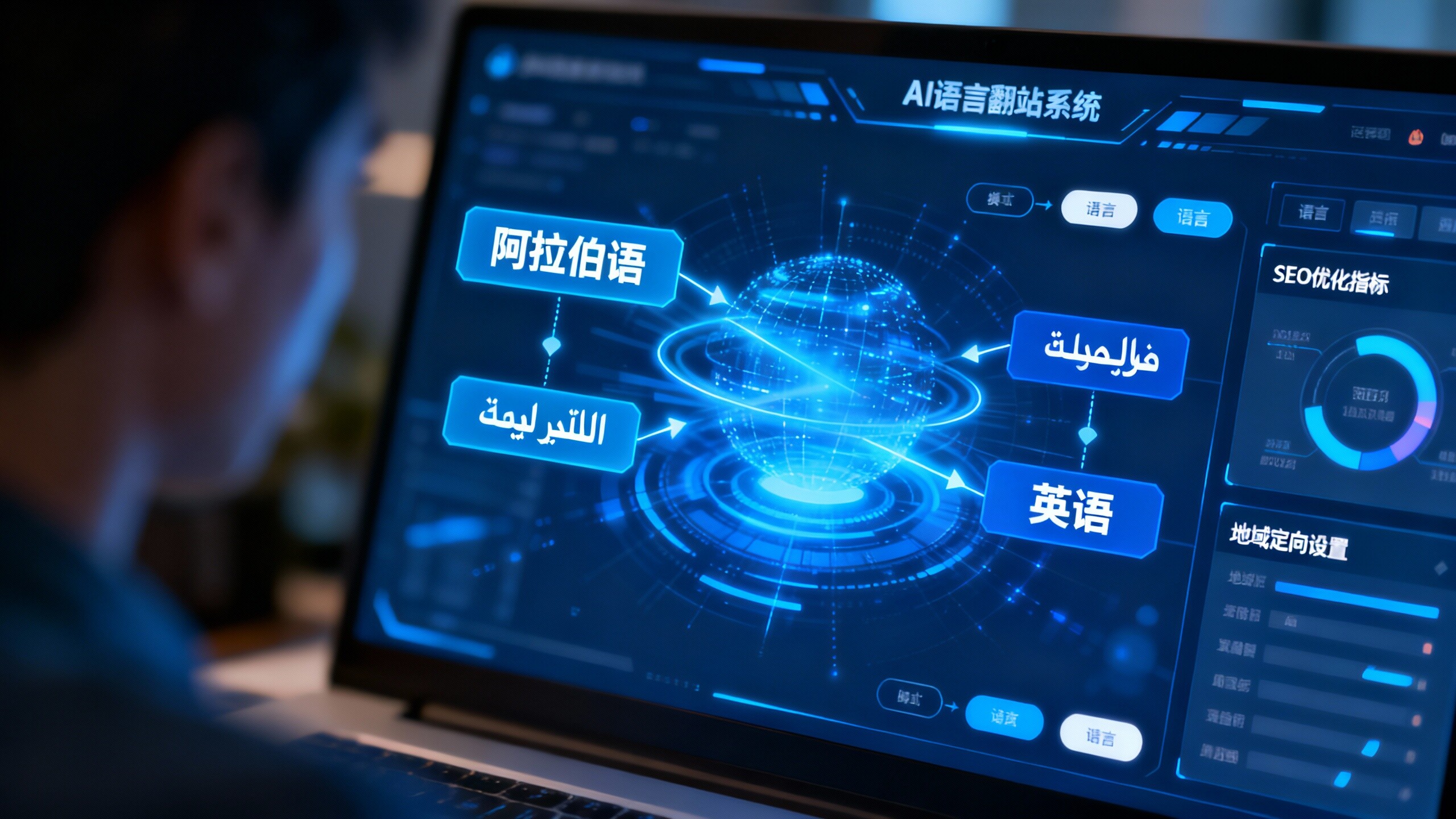 How can geo-targeted website solutions precisely reach overseas target markets?