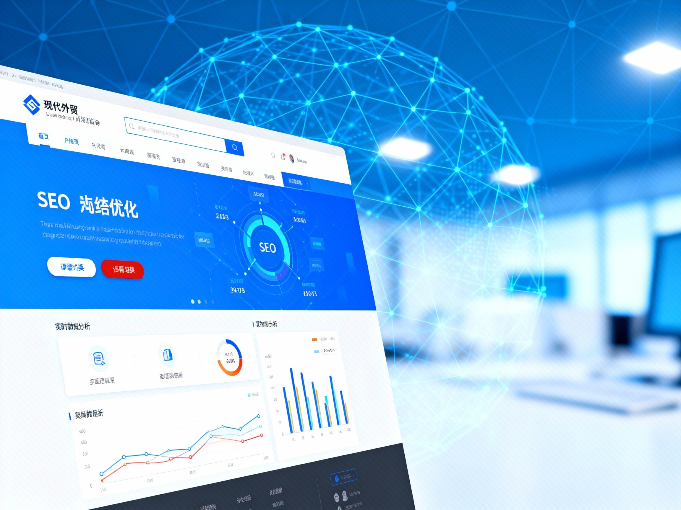 International Hub】Shanghai foreign trade website builder: EYB, customized 