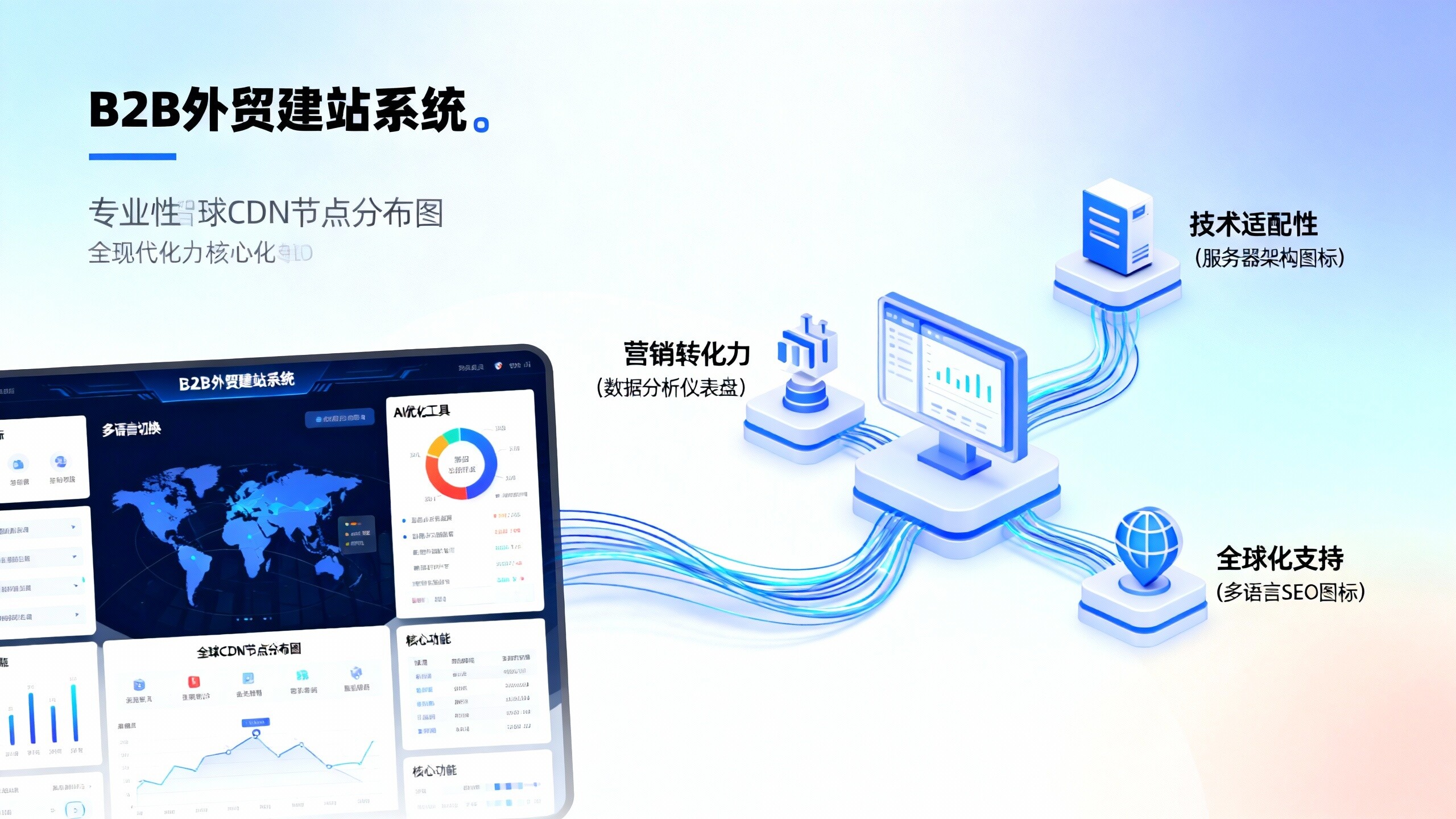 Foreign trade station building system selection guide: 3 dimensions to help you find the most suitable program