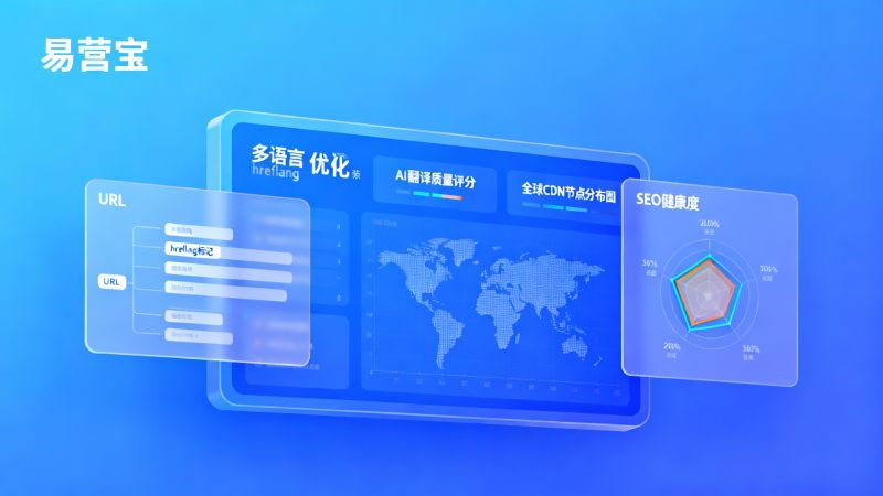 How does EasyStore intelligent website building help with multilingual SEO optimization for overseas DTC brands?