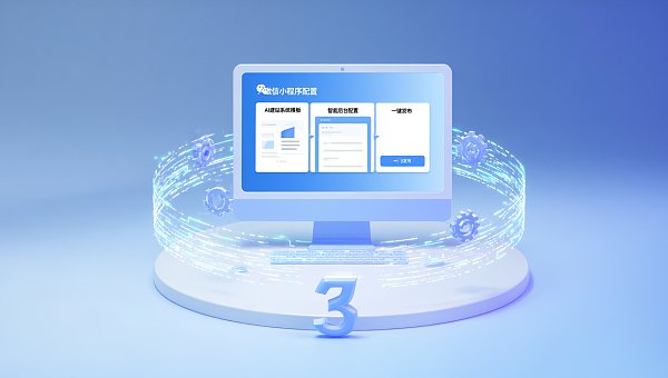Is WeChat Mini Program configuration difficult? A complete AI website system + backend tools to get online in 3 steps