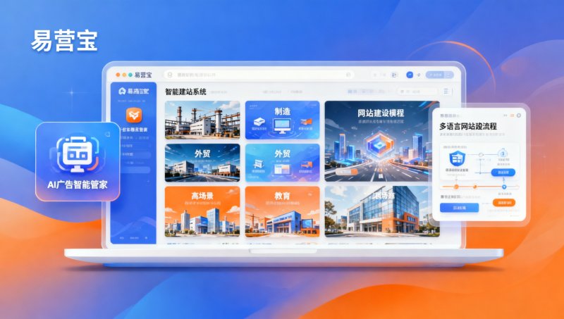 What industry templates does EasyStore intelligent website building system support? 19 new vertical industry components added in 2026