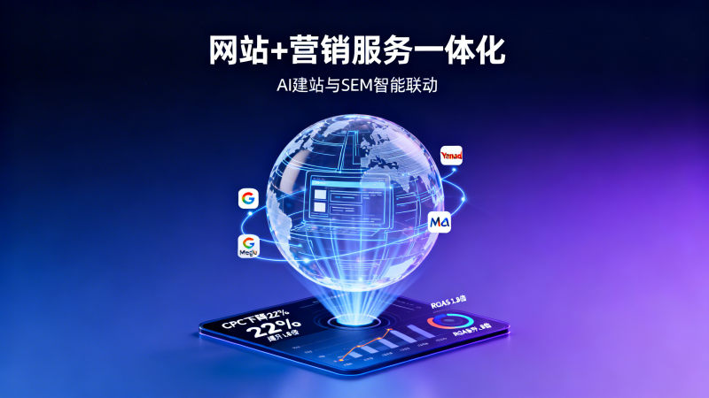 2026 AI Website Price Trend Observation: Template reuse rate increases driving average price down by 12%, but SEM linkage module premium exceeds 535%