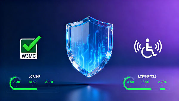 What basic technical safeguards does an enterprise website require? Four non-negotiable baseline capabilities by 2026: HTTPS, W3C validation, barrier-free access, and Core Web Vitals compliance