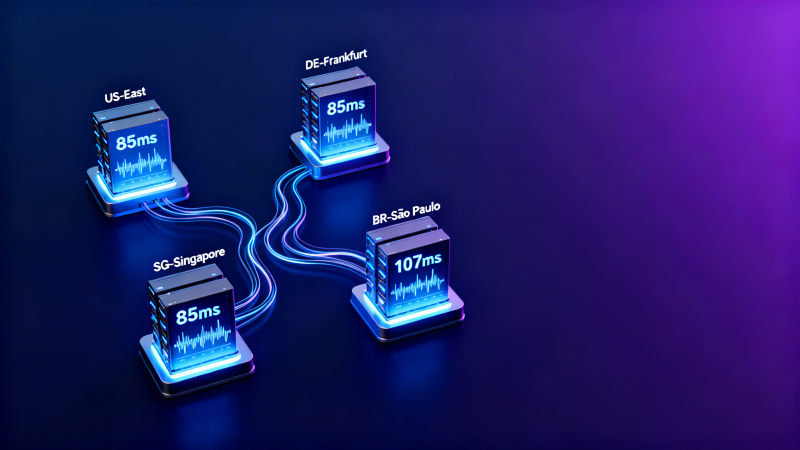 Multilingual Foreign Trade Website Global Server Selection Logic: 4 Major Regional Node Latency Tests