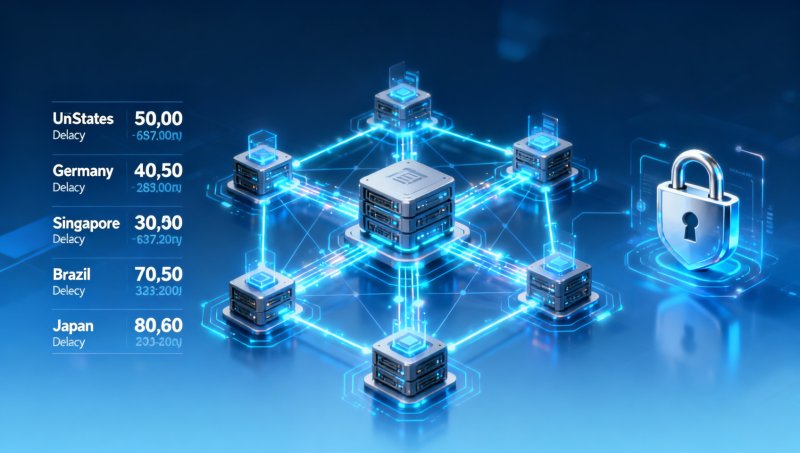 Multilingual Foreign Trade Website Global Server Selection Guide: 5 Major Regions Latency Test Results [USA/Germany/Singapore/Brazil/Japan]