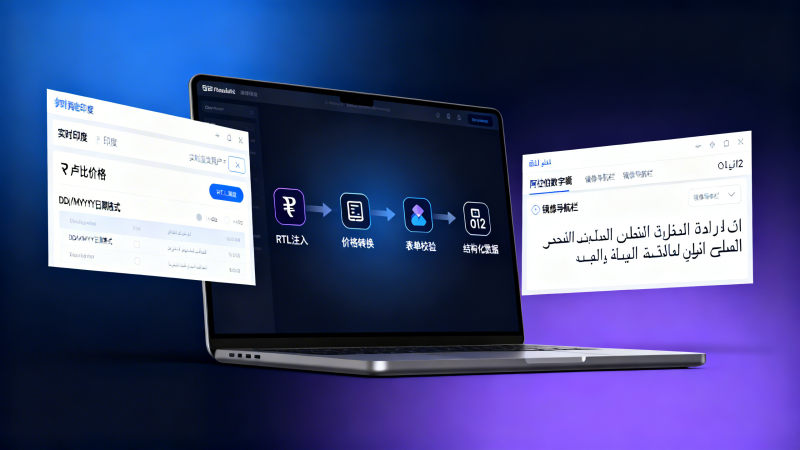 How to optimize a GEO optimization website builder to make Indian users see rupee prices and Arabic users see RTL layout? 4 regional rendering switches in real deployment