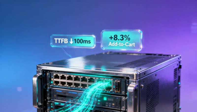 How much does website acceleration technology impact conversion rates? Cross-border e-commerce site tests show: For every 100ms reduction in TTFB, add-to-cart rate increases by 8.3%