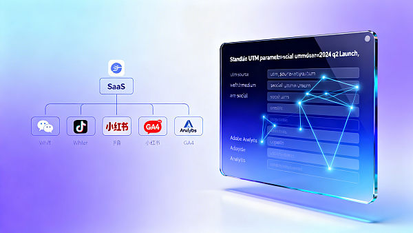 数字营销SaaS功能中，是否支持自定义UTM参数模板？市场人员批量生成渠道链接时的命名规范与归因准确性保障