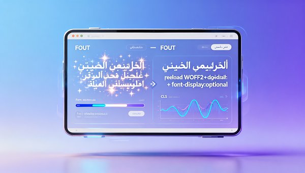 阿拉伯语独立站建设案例中，字体加载失败是否导致FOUT？解决方法包括预加载WOFF2、备用字体回退、CSS font-display策略