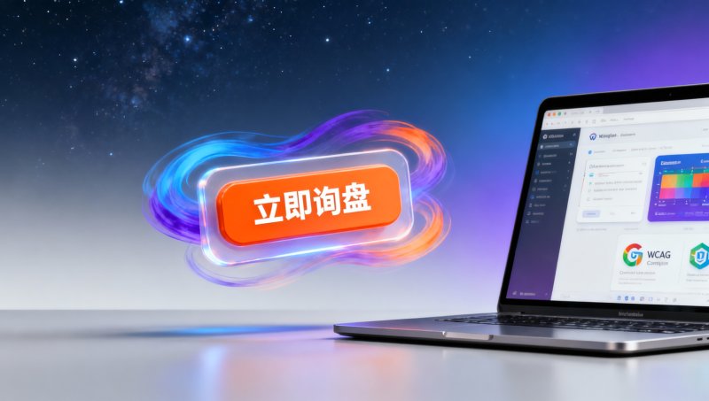 The website design template claims to offer 