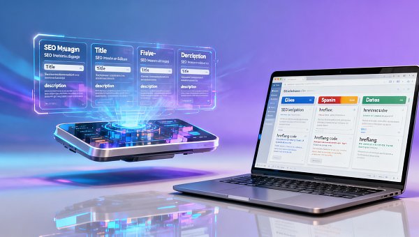 免费网站制作工具支持多语言，但切换后SEO元信息根本没变