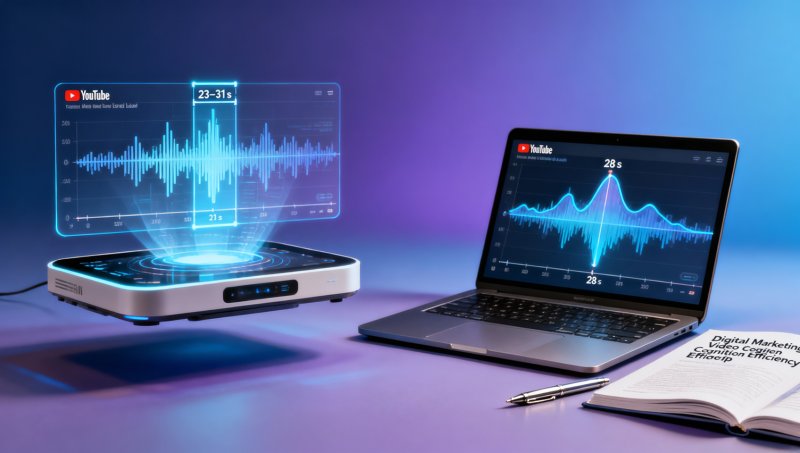 YouTube videos have high views but low retention? Check the 'cognitive load peak' timing in video scripts