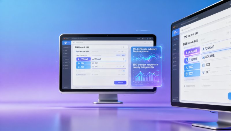 Unable to modify DNS in the domain registration service backend? The provider may have locked advanced features for basic plan accounts by default.