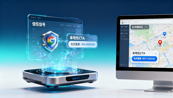 搜索引擎排名提升后自然流量涨了，但询盘没变——你可能漏掉了‘信任信号’与‘本地化CTA’的协同配置