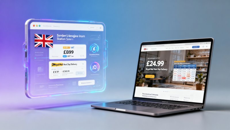 GEO-targeted marketing in the UK, but landing pages show 'global shipping'—localized pricing strategy is more crucial than language switching