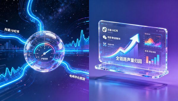 品牌声量提升服务买回来后没人看报告？因为原始数据源没打通社媒+搜索+电商