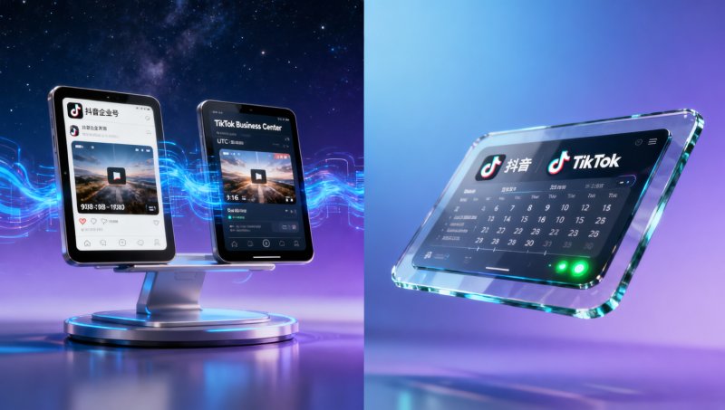 Does the multi-platform distribution solution support scheduled posting for Douyin Enterprise accounts + TikTok dual platforms?