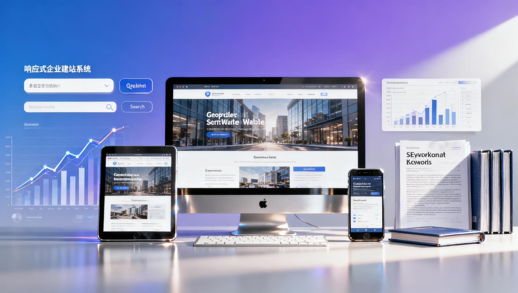 What are some reference points for responsive enterprise website building system case studies?