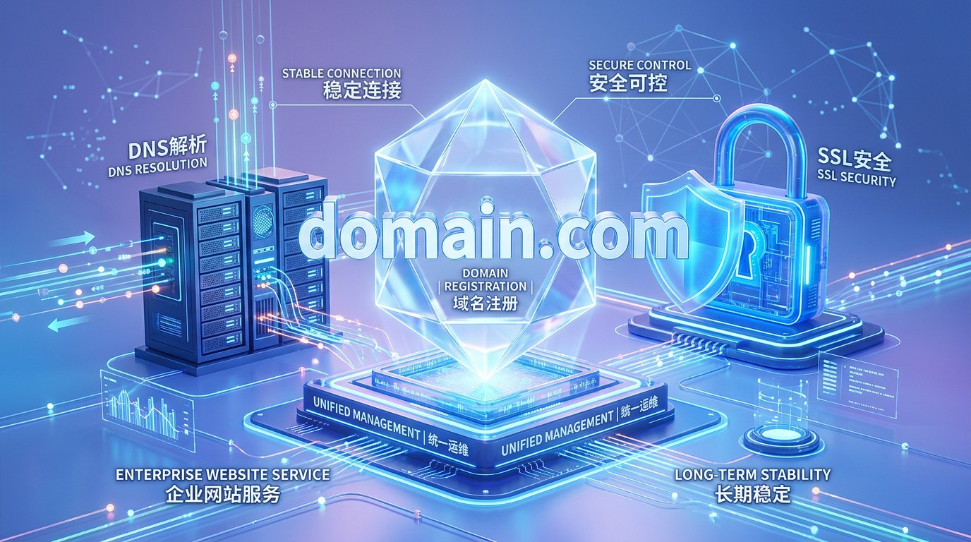 Which domain registration service is more suitable for long-term use?