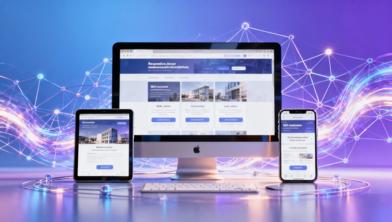 What insights can be gained from responsive corporate website building system cases