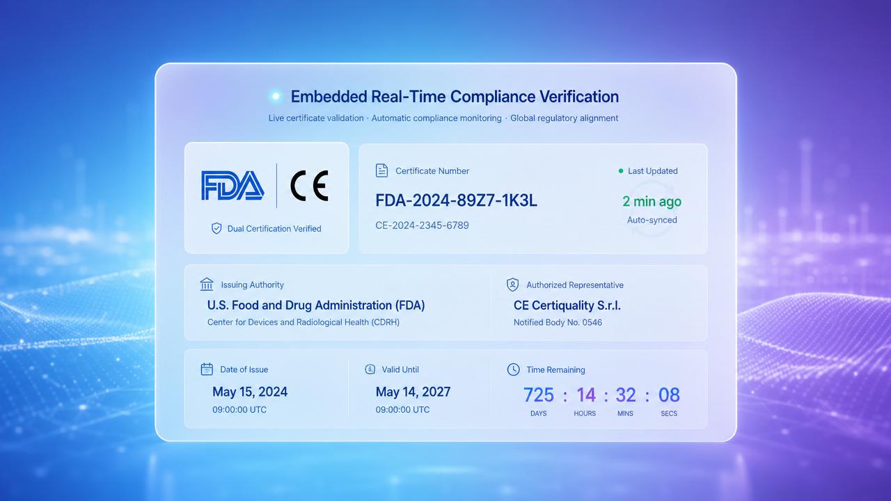 New U.S. FDA regulations take effect on May 15: B2B official websites must embed a real-time compliance verification module
