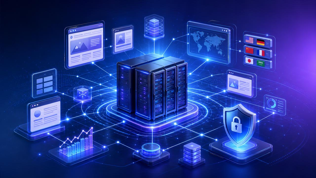 What are the key technical features of B2B foreign trade website development