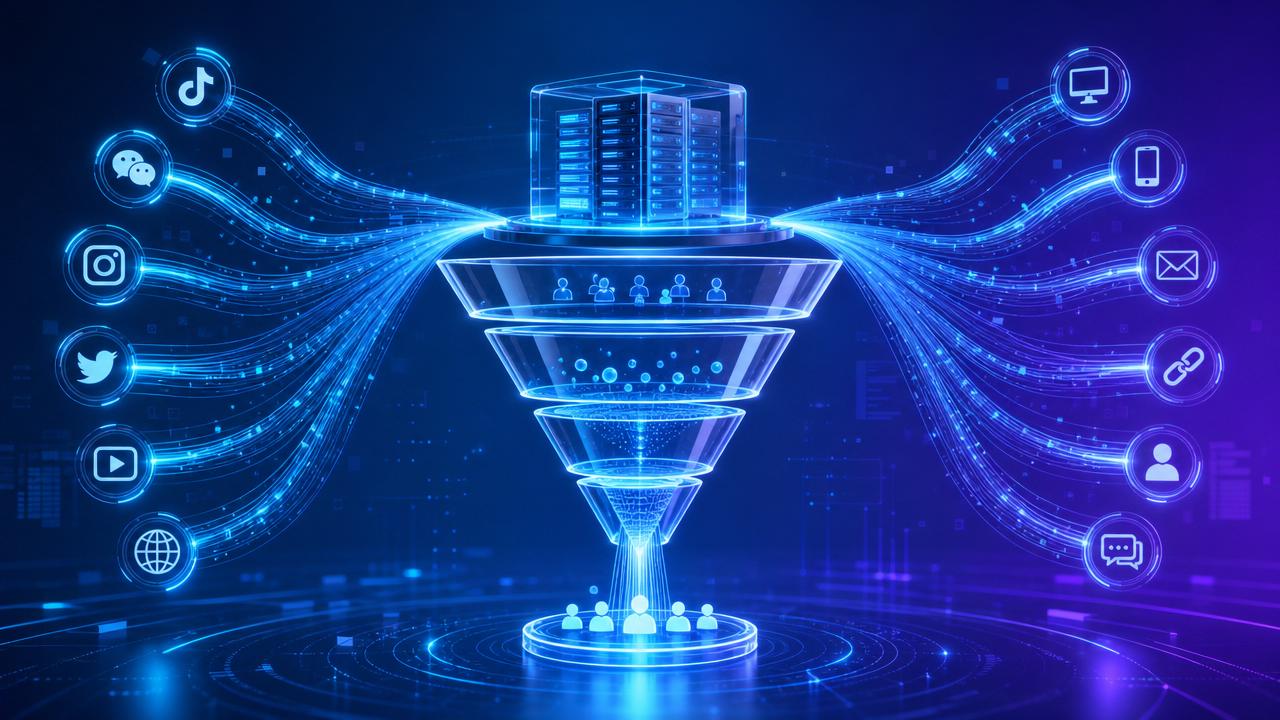 What data should you look at when driving traffic to social media platforms?