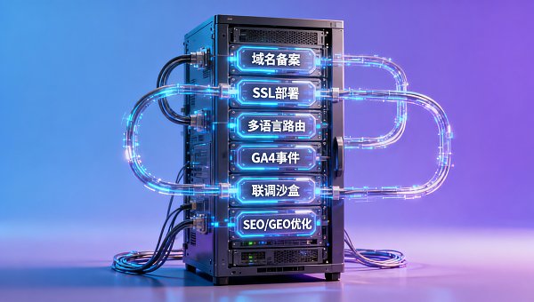 B2B外贸网站搭建流程7步详解:域名备案→SSL部署→多语言路由→询盘表单埋点→GA4事件追踪 B2B外贸网站搭建流程7步详解:域名备案→SSL部署→多语言路由→询盘表单埋点→GA4事件追踪