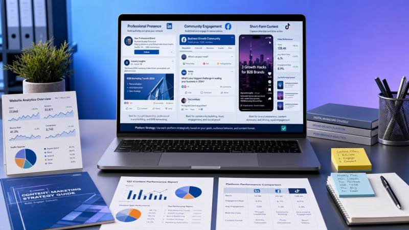 How to choose an overseas social media marketing platform? LinkedIn, Facebook, and TikTok differences analyzed