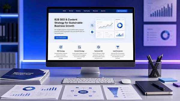How to do B2B website SEO to generate inquiries? Section structure, content layout, and conversion point design