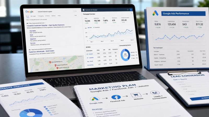 B2B independent sites: Google Ads or Facebook Ads?