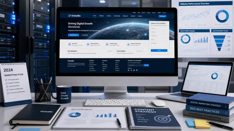 What does website operations service include? Is it suitable for businesses without a dedicated team?