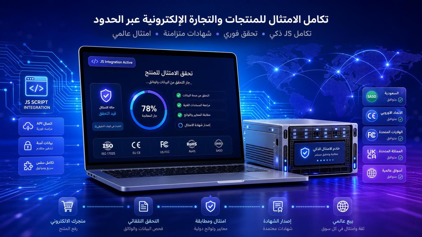 SASO New Regulations Implemented:GCC Independent Website Product Pages Need to Integrate Arabic Real-Time Compliance Tags SASO New Regulations Implemented:GCC Independent Website Product Pages Need to Integrate Arabic Real-Time Compliance Tags