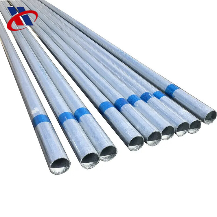Vue du produit Q235 Tuyau galvanisé en acier rond 2