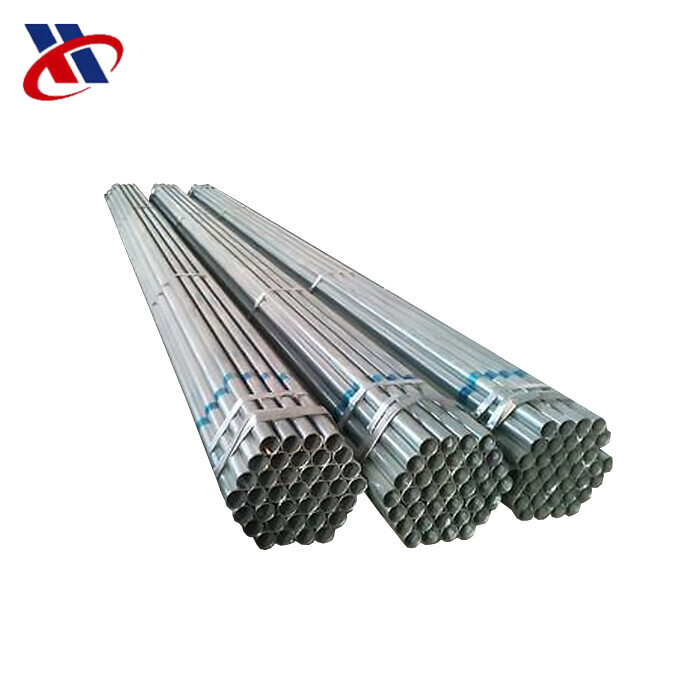 Vue du produit Q235 Tuyau galvanisé en acier rond 5