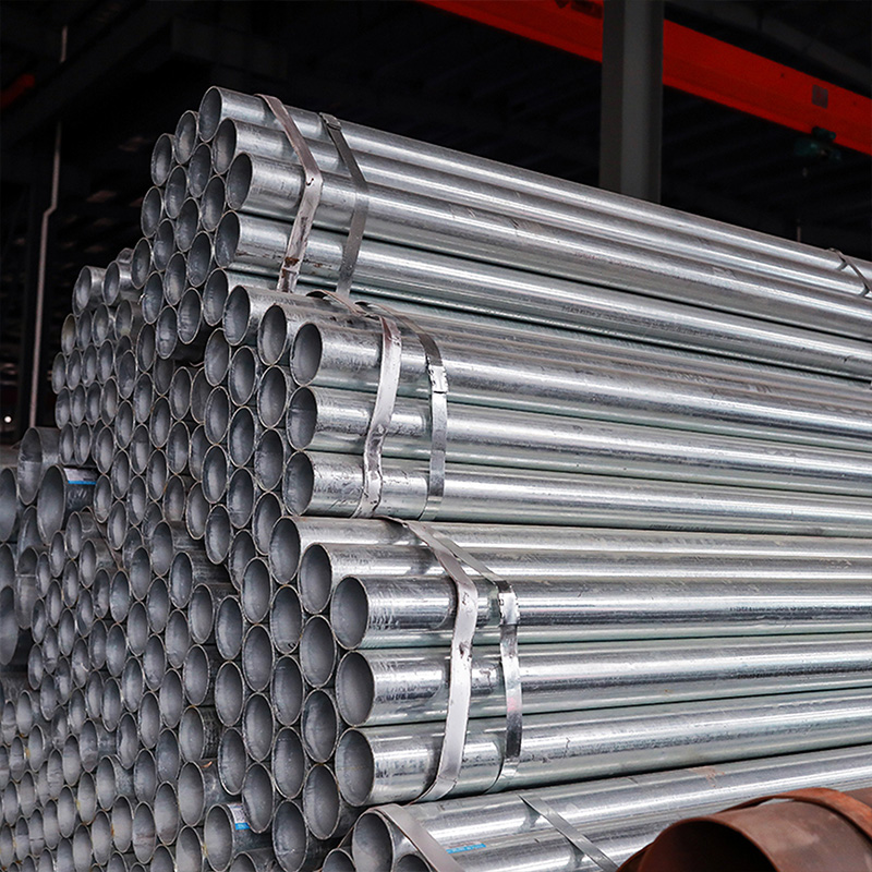 Vue du produit Q235 Tuyau galvanisé en acier rond 3