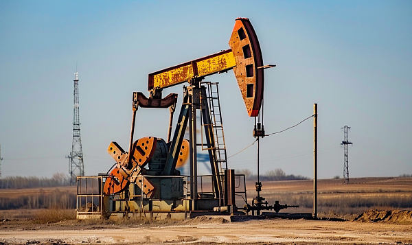 千库网_石油钻井井架从地面泵油石油工业原油开采_摄影图编号20760824