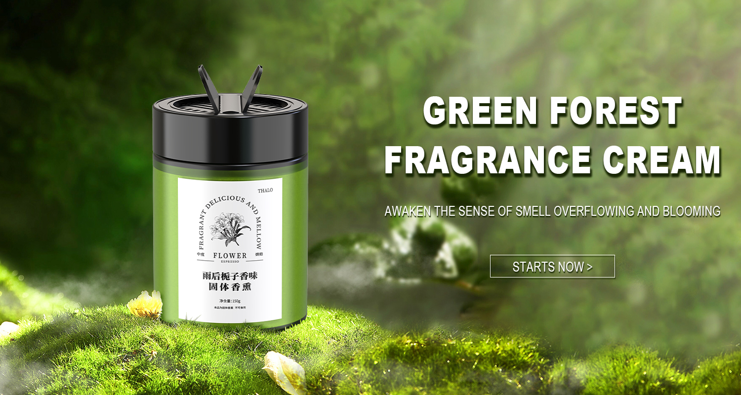 Green Forest Car Solid Aromatherapy