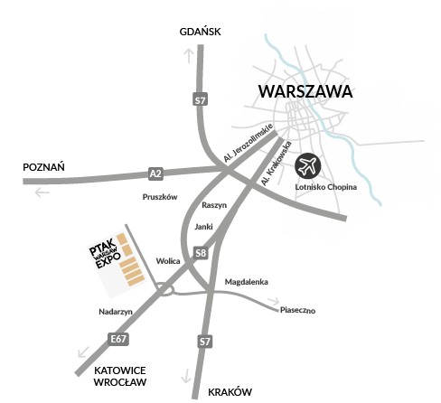 Warsaw Expo地图 Warsaw Expo地图