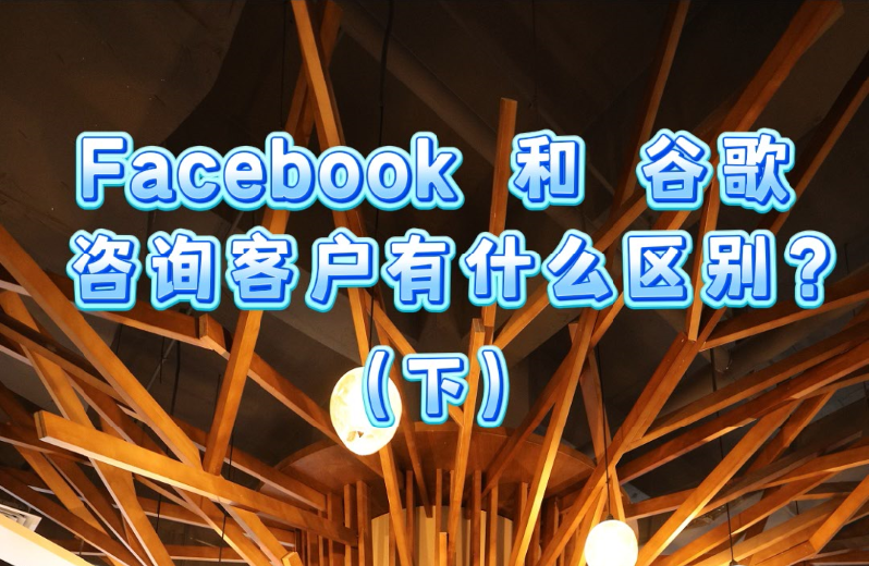 フェイスブックとグーグルコンサルティングのクライアントの違いは？以下