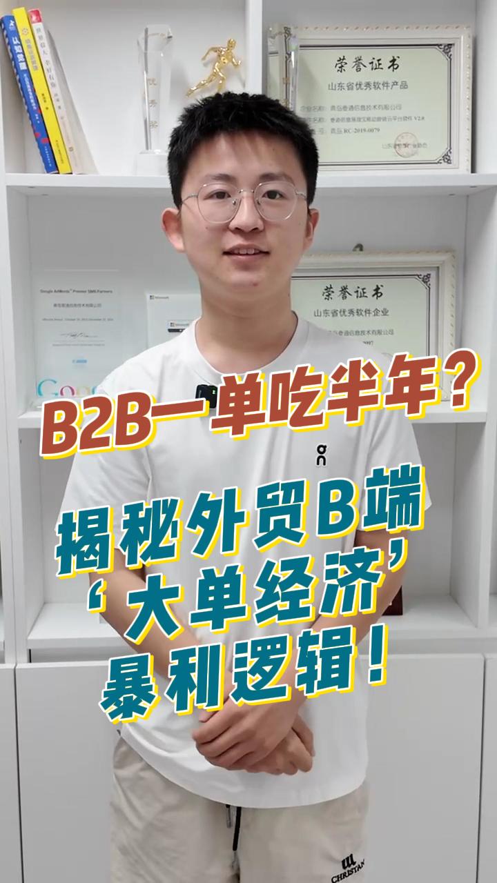 B2Bで半年食う？対外貿易B「ビッグ・シングル・エコノミー」の儲けの論理を解き明かす！