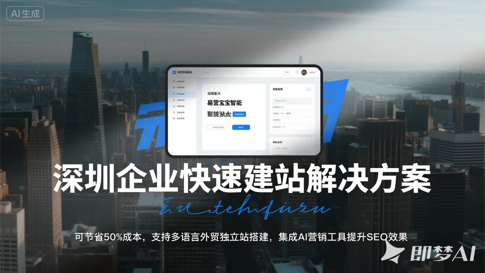 深センはすぐにウェブサイトの神を構築し、コストの50％を節約することをお勧めします！