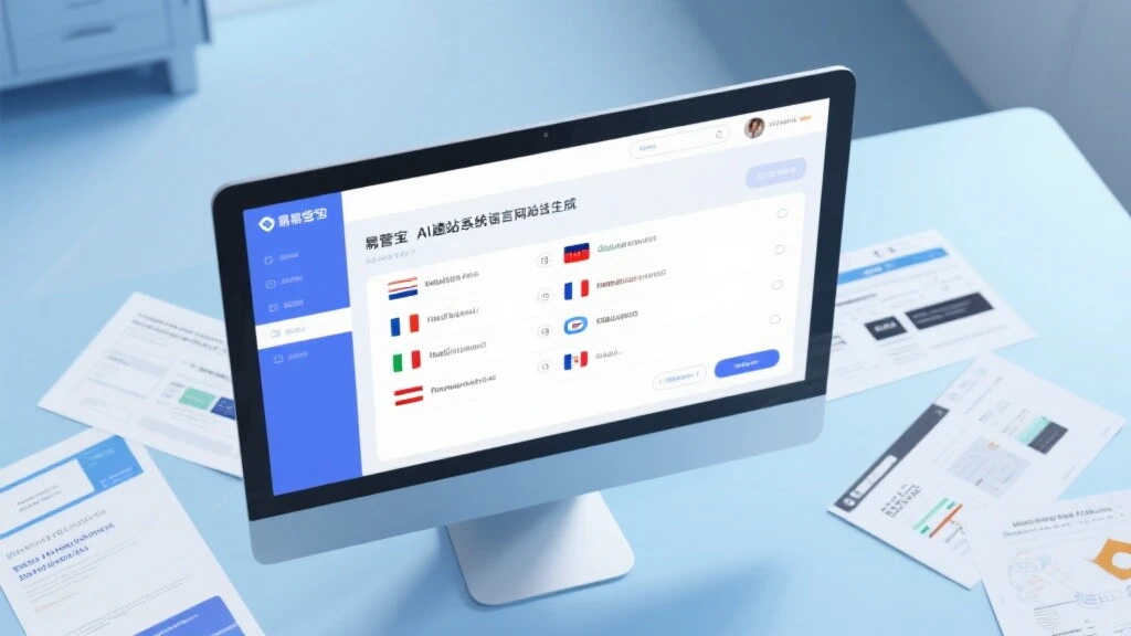 易営宝AIウェブサイトシステム重大アップデート：多言語ウェブサイトワンクリック生成機能新登場