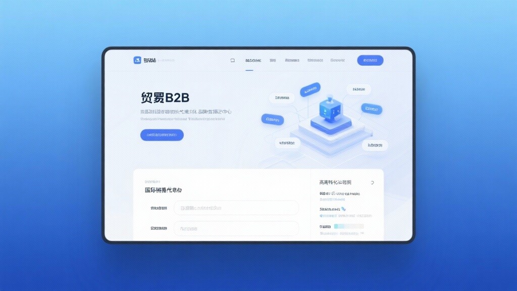 貿易B2Bウェブサイト構築：グローバルな問い合わせを駆動するデジタルエンジン、高価値顧客とブランド信頼の基盤を解き放つ